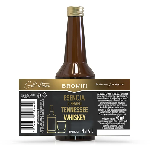 Essenza al gusto di whiskey del Tennessee per 4 L - 40 ml - 7