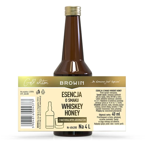 Essenza al gusto di Whiskey Honey per 4 L - 40 ml - 7