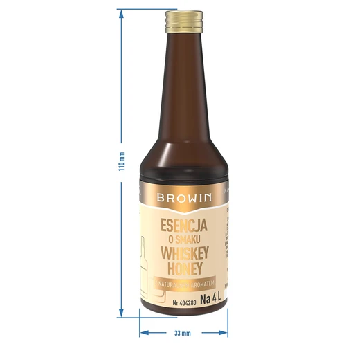 Essenza al gusto di Whiskey Honey per 4 L - 40 ml - 8