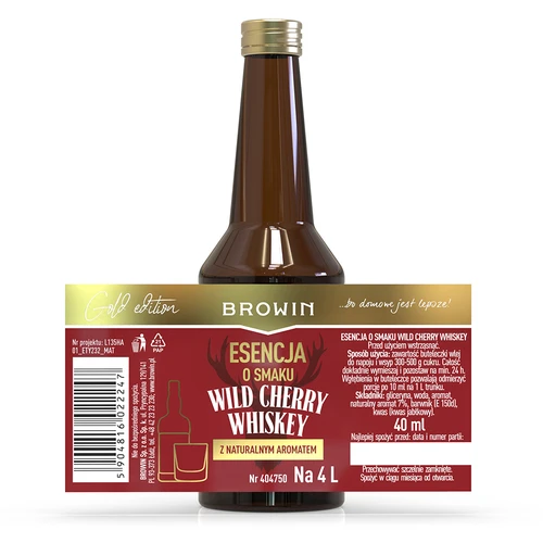 Essenza al gusto di Wild Cherry Whiskey 40 ml - 4