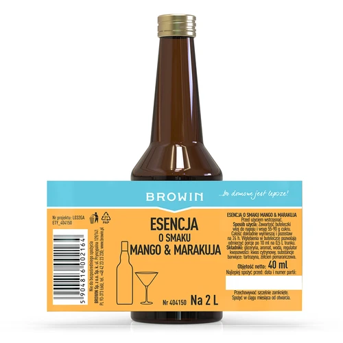 Essenza al gusto mango & maracuja per 2 L - 40 ml - 5