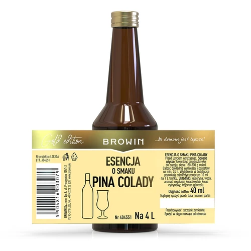 Essenza al gusto Piña Colada per 4 L - 40 ml - 7