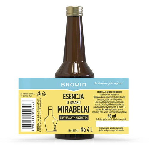 Essenza al sapore di mirabella 40 ml - 4