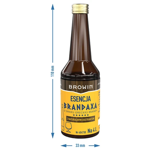 Essenza Brandaxa al gusto di brandy greca, 40 ml - 7