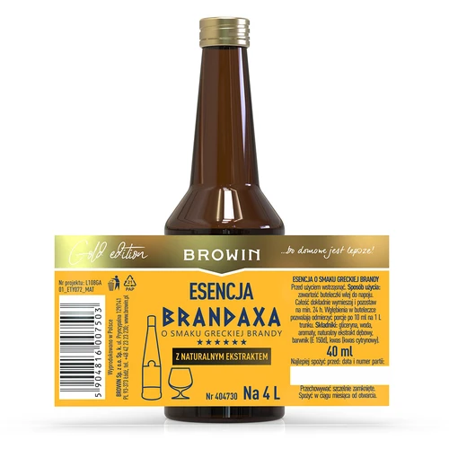 Essenza Brandaxa al sapore di brandy greco, 40 ml - 4