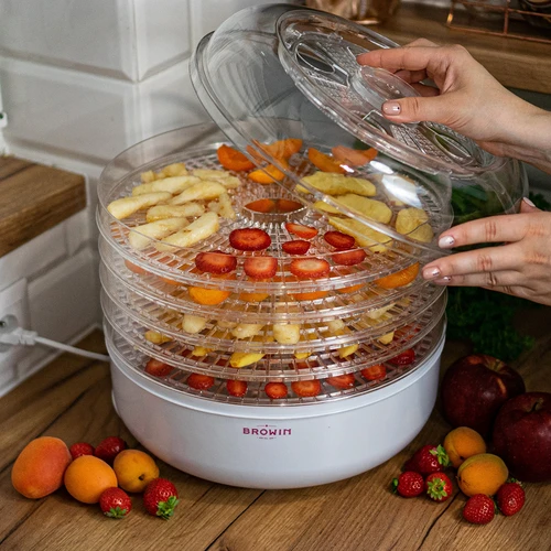 Essiccatore per funghi, frutta, verdure e erbe aromatiche 125 W - 12