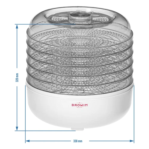 Essiccatore per funghi, frutta, verdure e erbe aromatiche 125 W - 9