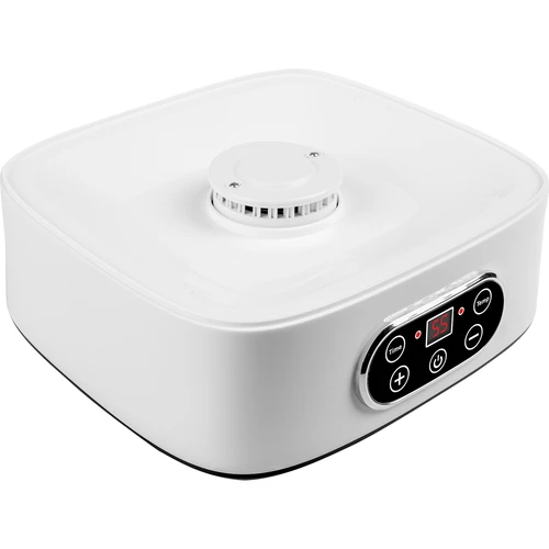Essiccatore per funghi, frutta, verdure e erbe con regolazione della temperatura, 240W, bianco - 6