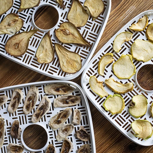 Essiccatore per funghi, frutta, verdure ed erbe aromatiche con regolazione della temperatura, 240W, bianco - 18