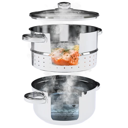 Estrattore di succo in acciaio inox con vaporiera 5 L - 7
