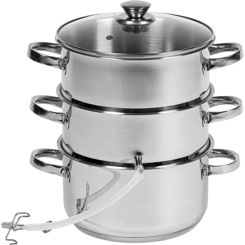 Estrattore di succo in acciaio inox con vaporiera 5 L - 2