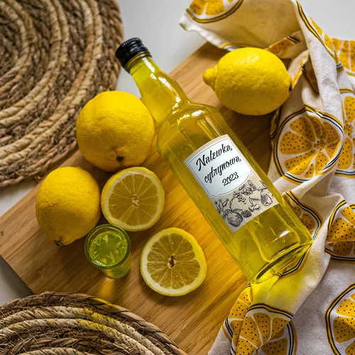 Etichette autoadesive 60 x 90 mm per bottiglie e barattoli, motivo frutta a schizzi - 20 pz - 5