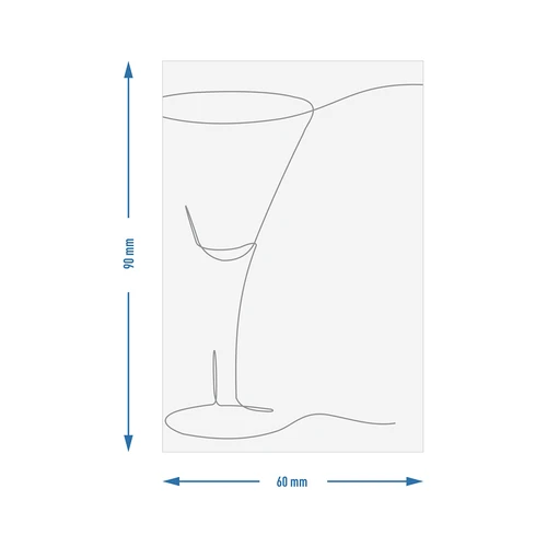 Etichette autoadesive 60 x 90 mm per bottiglie, liquore, alcol, vodka - 20 pezzi - 3