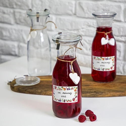 Etichette autoadesive motivo frutta 85/45 mm - 20 pz - 6