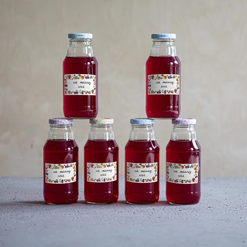 Etichette autoadesive motivo frutta 85/45 mm - 20 pz - 7