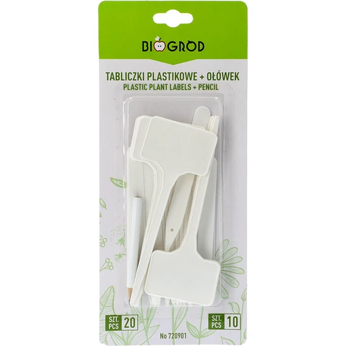 Etichette per descrivere piante + matita mix 10+20 pz. - 4