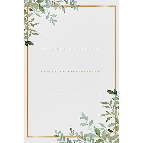 Etykiety samoprzylepne 60 x 90 mm na butelki, słoiki, prezenty wzór florystyczny - 20 szt.