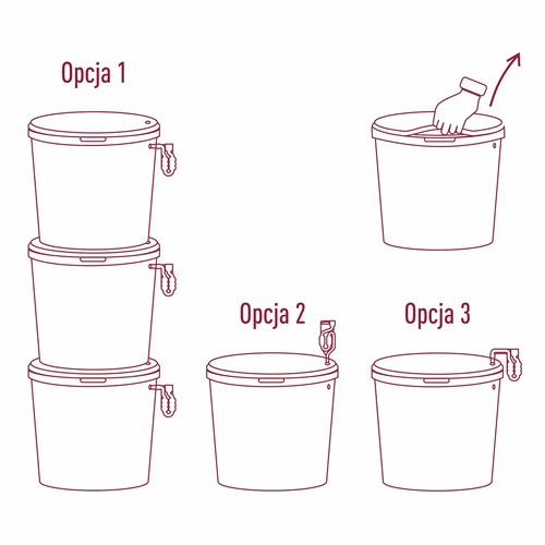 Fermentatore con coperchio da 30 L - 12