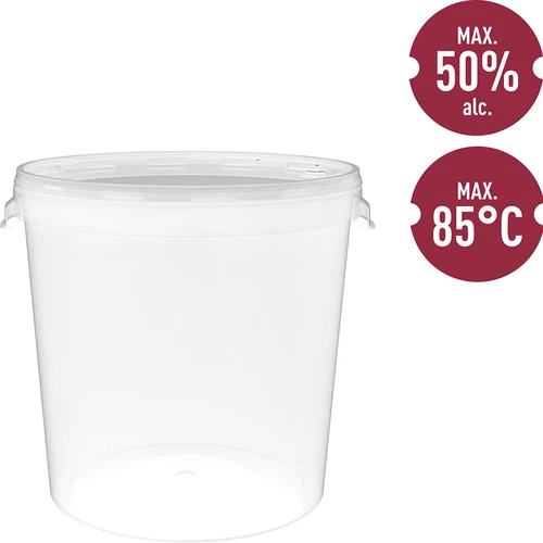 Fermentatore da 30 L con coperchio - 5