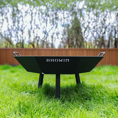 Focolare da giardino ø 70 cm - stile loft - 9