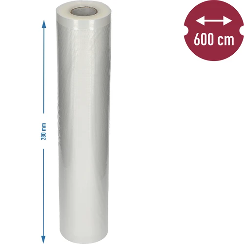 Folia moletowana w rękawie – do zgrzewarki próżniowej, 28x600cm - 6