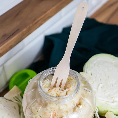 Forchetta di legno per cavolo 25 cm - 3