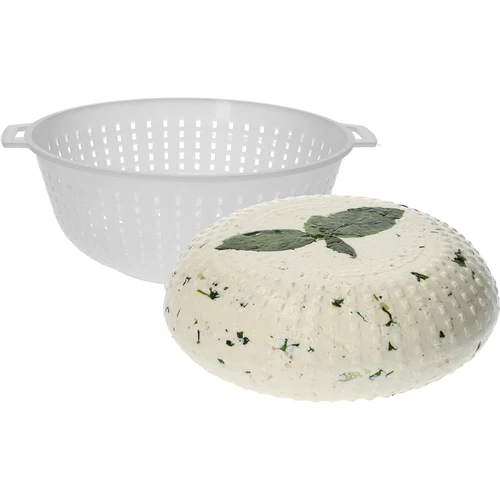 Forma serowarska na ser typu korycińskiego Ø  21/11 x 8,5 cm na 2 kg - 5