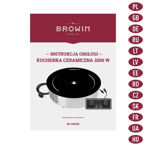 Fornello in ceramica 3200W - 9