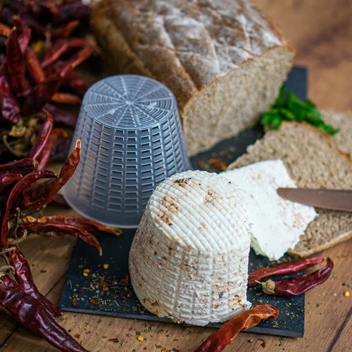 Fuscella per ricotta Ø 6,5 x 7,8 cm per 400 g - 4