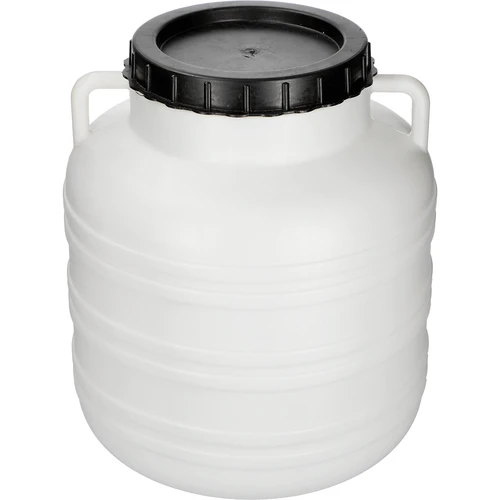 Fusto Kiszonka 30 L - bianco, con maniglie