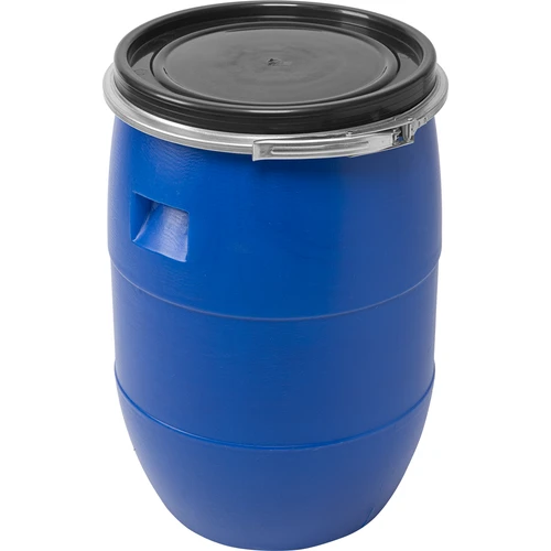 Fusto per crauti 60 L, con anello di chiusura, blu, Sterk