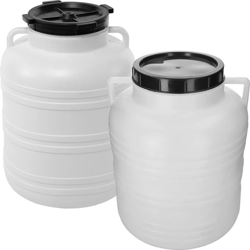 Fusto per fermentazione 60 L - bianco, con maniglie - 2