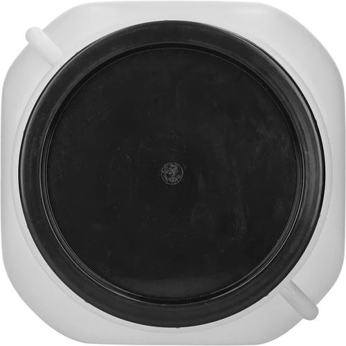 Fusto quadrato da 20 L, bianco, con maniglie, Sterk - 6