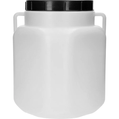 Fusto quadrato da 30 L, bianco, con maniglie, Sterk - 2