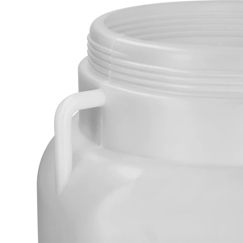 Fusto quadrato da 30 L, bianco, con maniglie, Sterk - 7