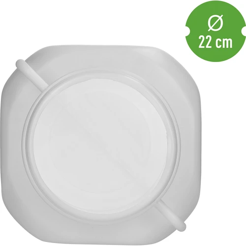 Fusto quadrato da 50 L, bianco, con maniglie 50 L - 5