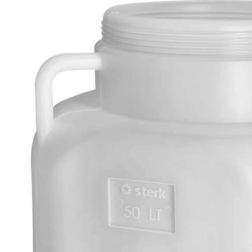 Fusto quadrato da 50 L, bianco, con maniglie 50 L - 8