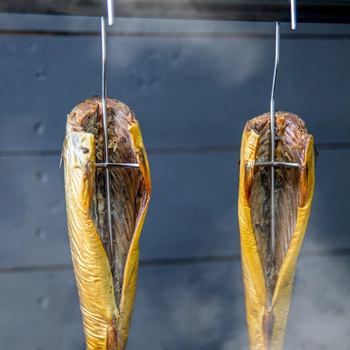 Ganci per affumicatura del pesce - tripli, 5 pezzi - 5