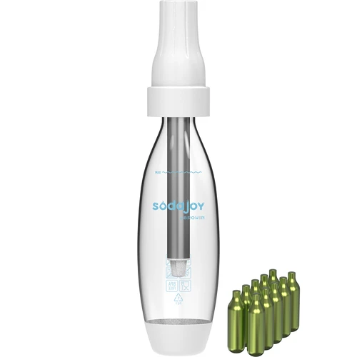 Gasatore per acqua e bevande + 10 cartucce CO2 - 3