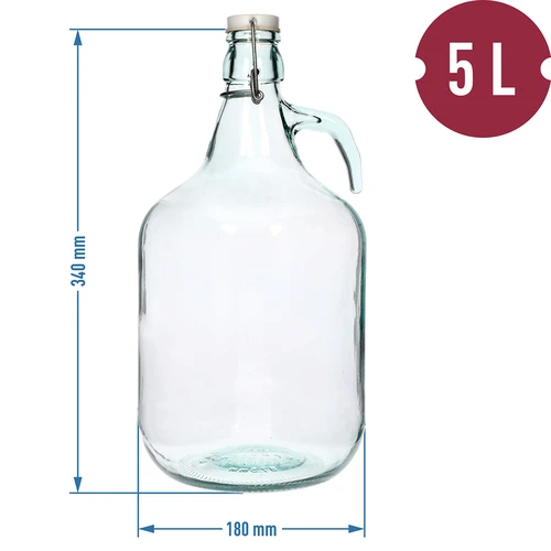 Gąsior Dama 5L z zamknięciem drucianym - 4