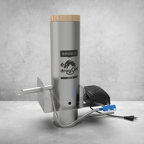 Generatore di fumo dragON JET 2 con cassetto raccogli-cenere e pompa - 11