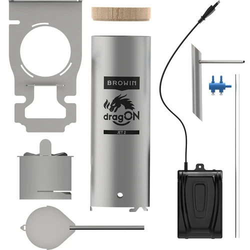 Generatore di fumo dragON JET 2 con cassetto raccogli-cenere e pompa - 6