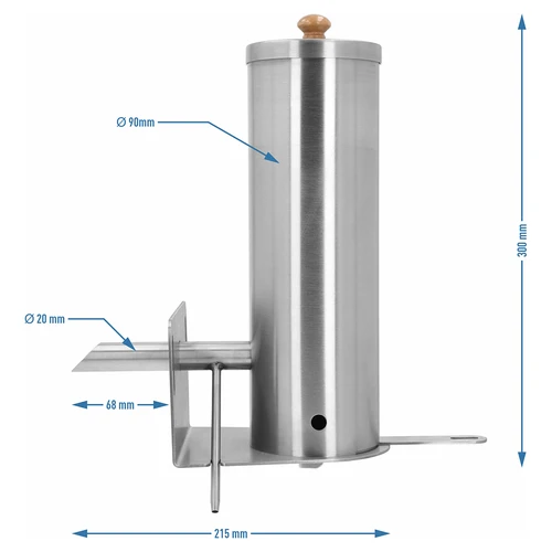 Generatore di fumo dragON JET 4 LIGHT con funzione di scarico della cenere e pompa elettrica dragON Air - 6