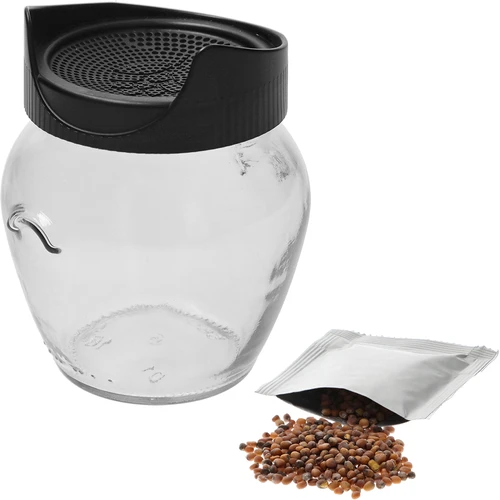 Germogliatore a barattolo Twist-off con semi di ravanello - 3