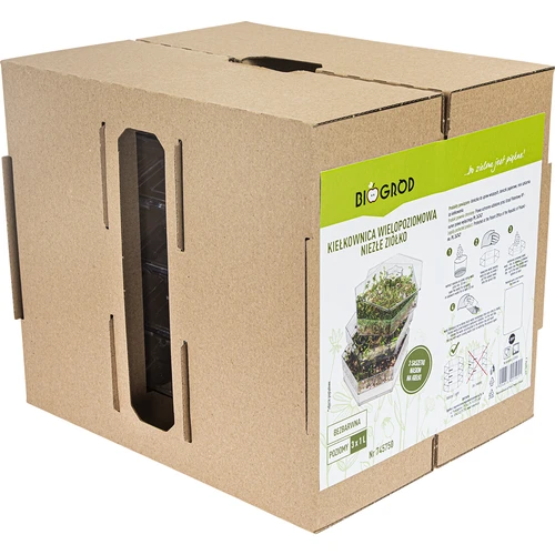 Germogliatore multilivello Niezłe Ziółko con semi di ravanello - 22