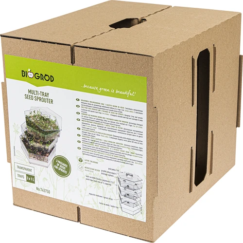 Germogliatore multilivello Niezłe Ziółko con semi di ravanello - 21