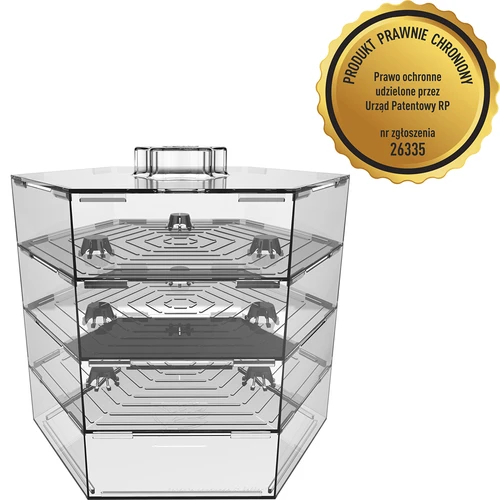 Germogliatore multilivello Niezłe Ziółko con semi di ravanello - 6