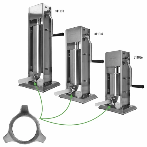 Ghiera filettata per insaccatrici Browin n. 311036, 311037, 311038 - 3