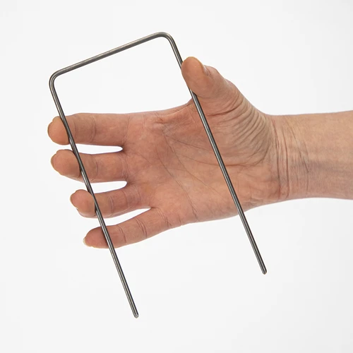 Graffe a U in acciaio inox per tessuto pacciamante - 100 pezzi - 6