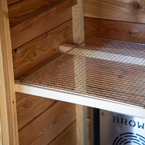 Griglia a rete in acciaio inox per affumicatoio in legno/multistrato dragON 330339, 330341, 330340, 330360 - 5